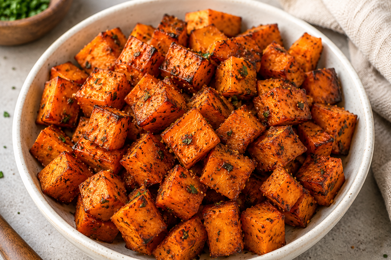 Air Fryer Sweet Potatoes