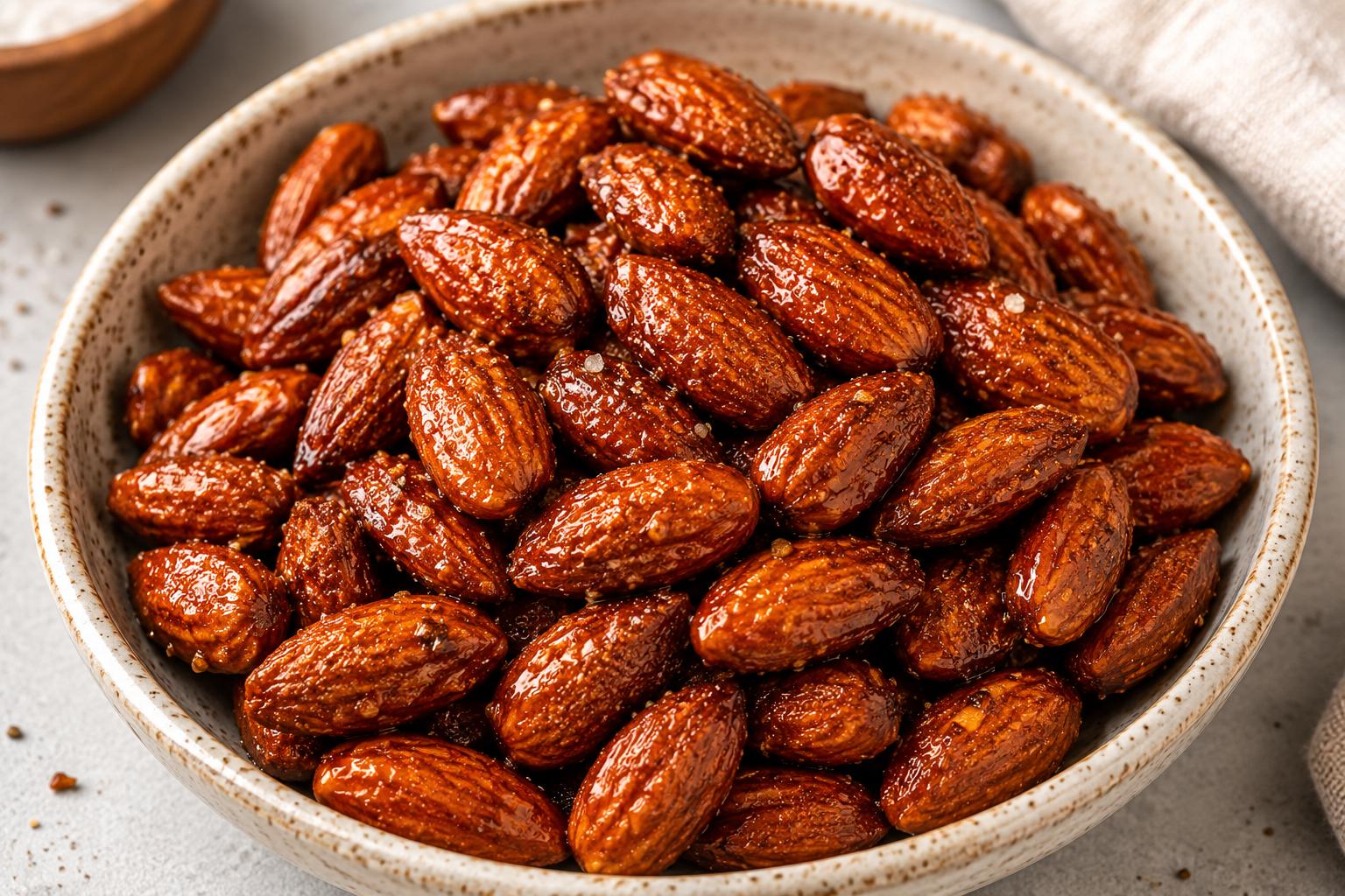 Hot Honey Almonds in the Air Fryer