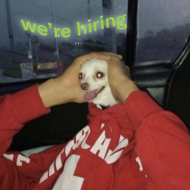 come work with meeee! rn we&rsquo;re hiring for TWO roles in the digital/brand/marketing department. lookin for an assistant to help us with all things brand! and an intern to help us primarily with tiktok :) more info + link to apply in bio ❤️&zwj;?
