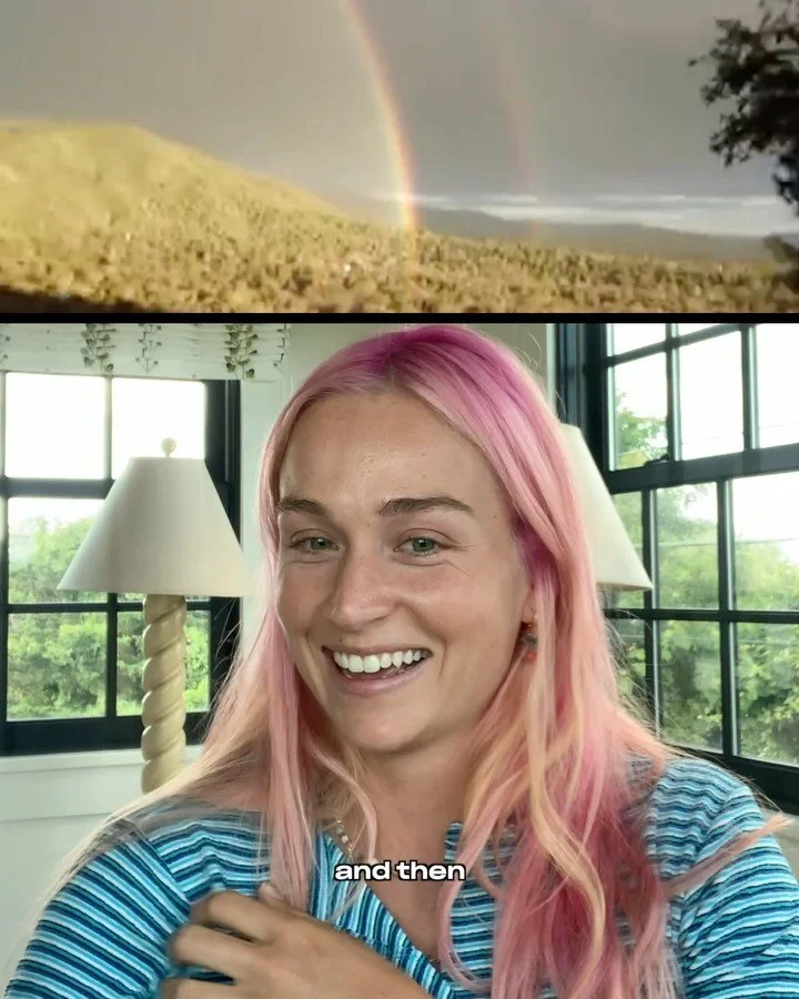 the only appropriate reaction to a double (or triple???) rainbow tbh @lydialoo12