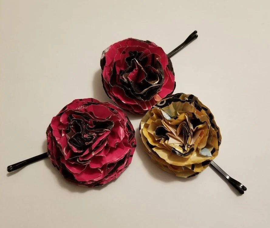 Paper Folding Hairpins