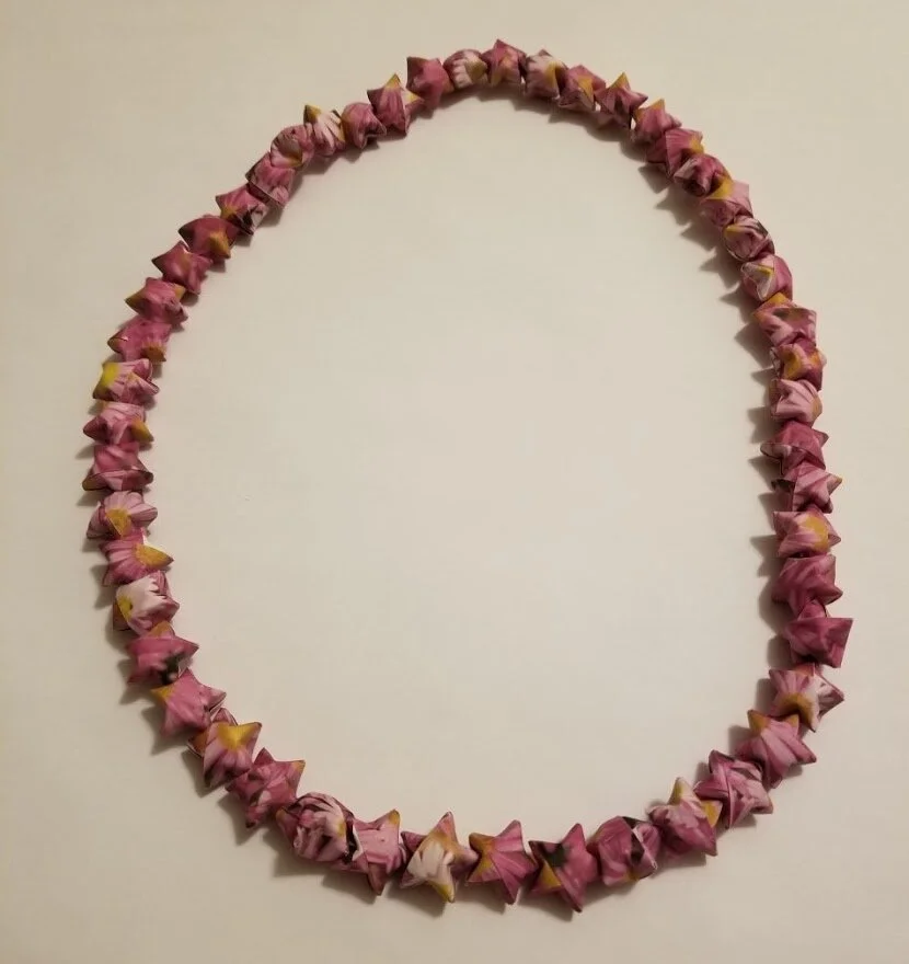 Paper Folding Necklace