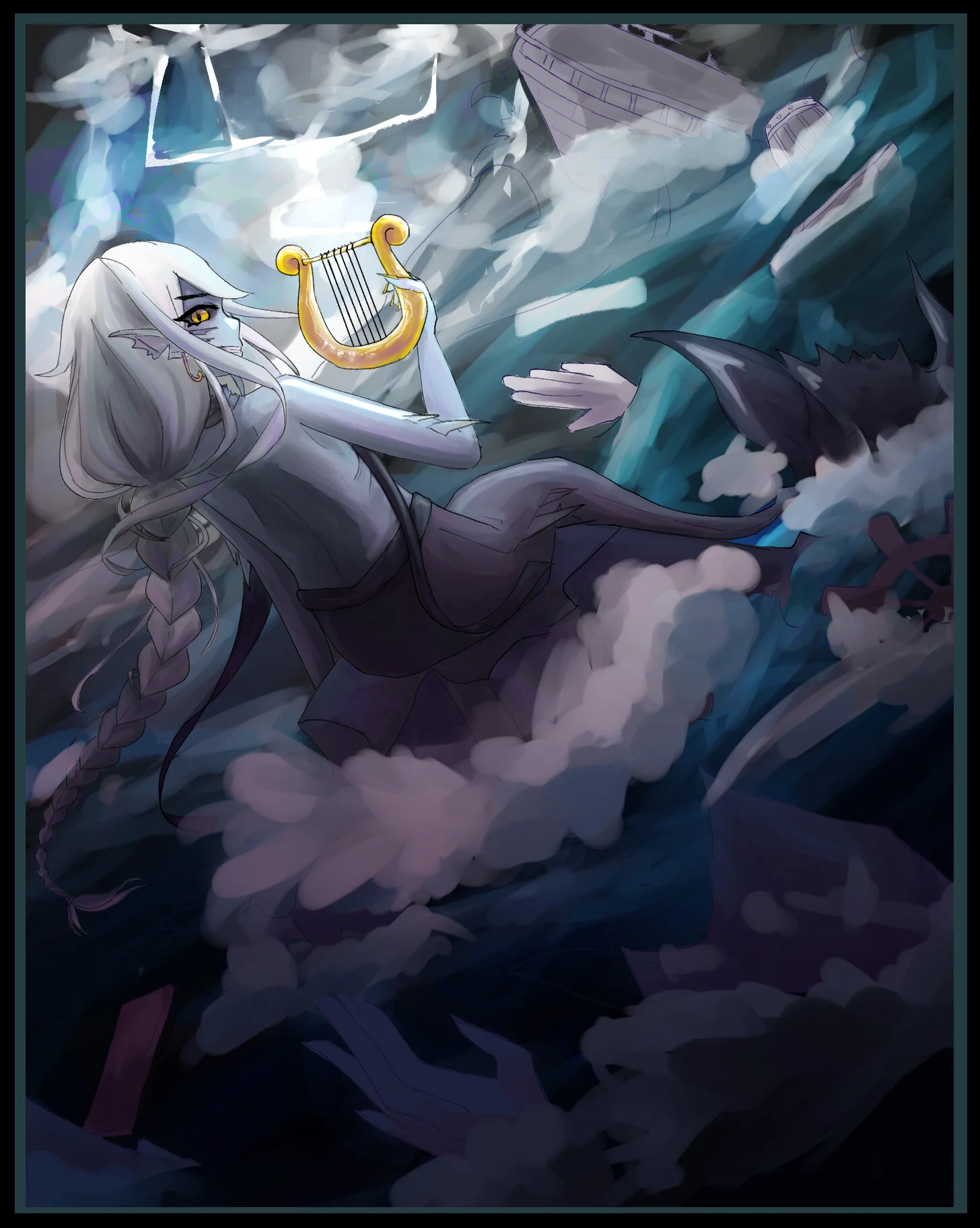 IB art Siren FRAMED.jpg