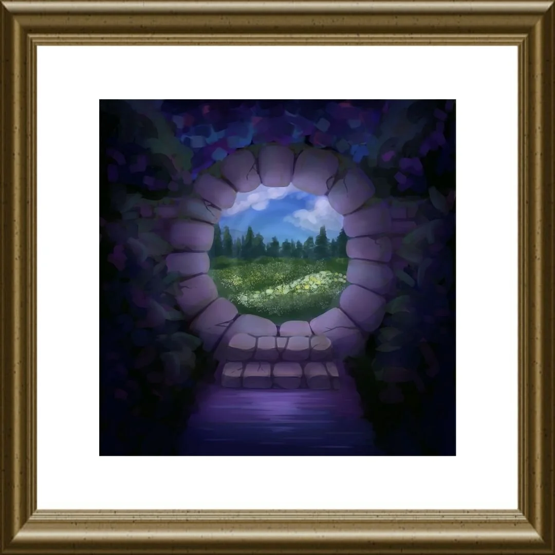 A Different World (Matted, Framed).jpg