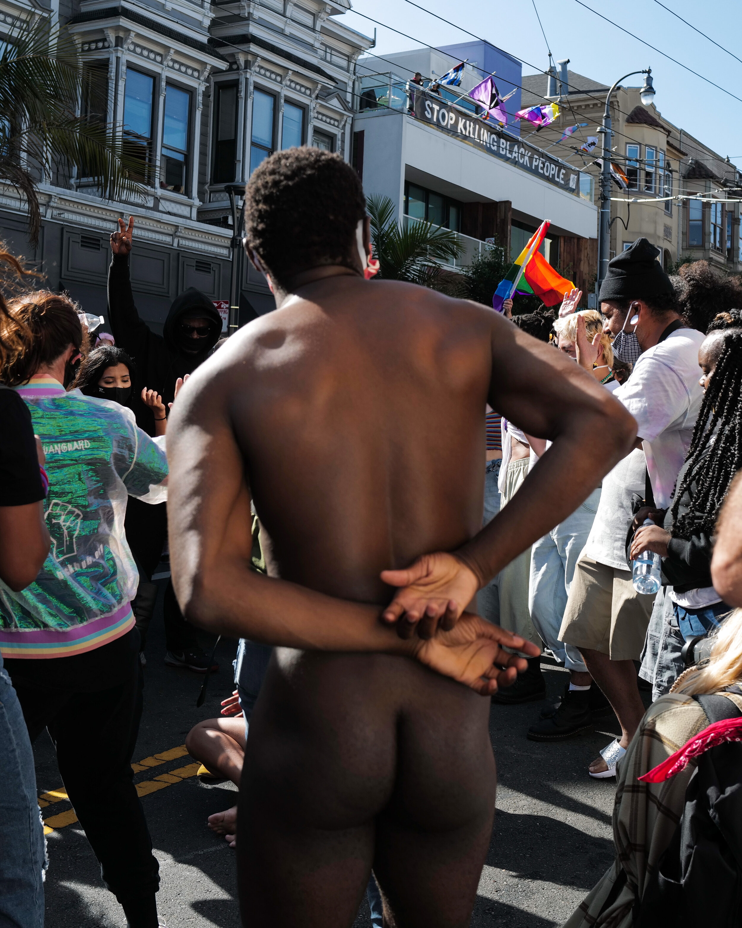  “Pride is a Riot” protest in San Francisco on June 28, 2020. 