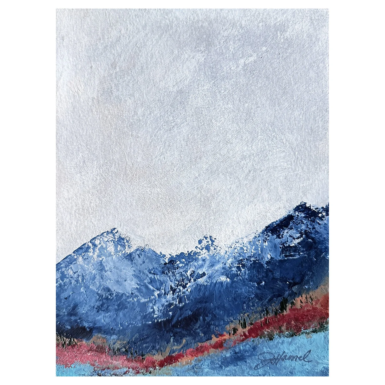 The Clouds Rest on Me | 6x8