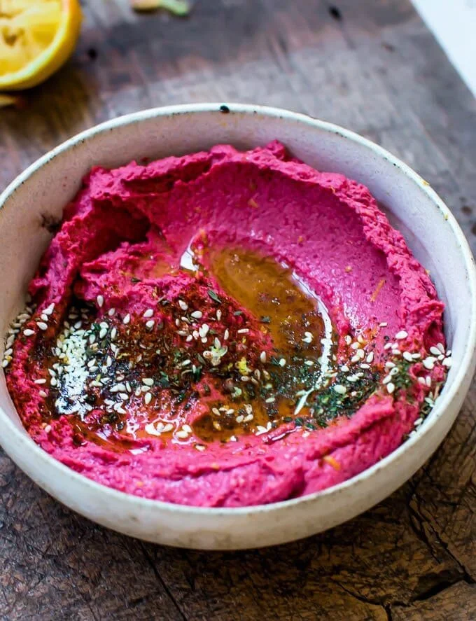 ROASTED BEETROOT HUMMUS