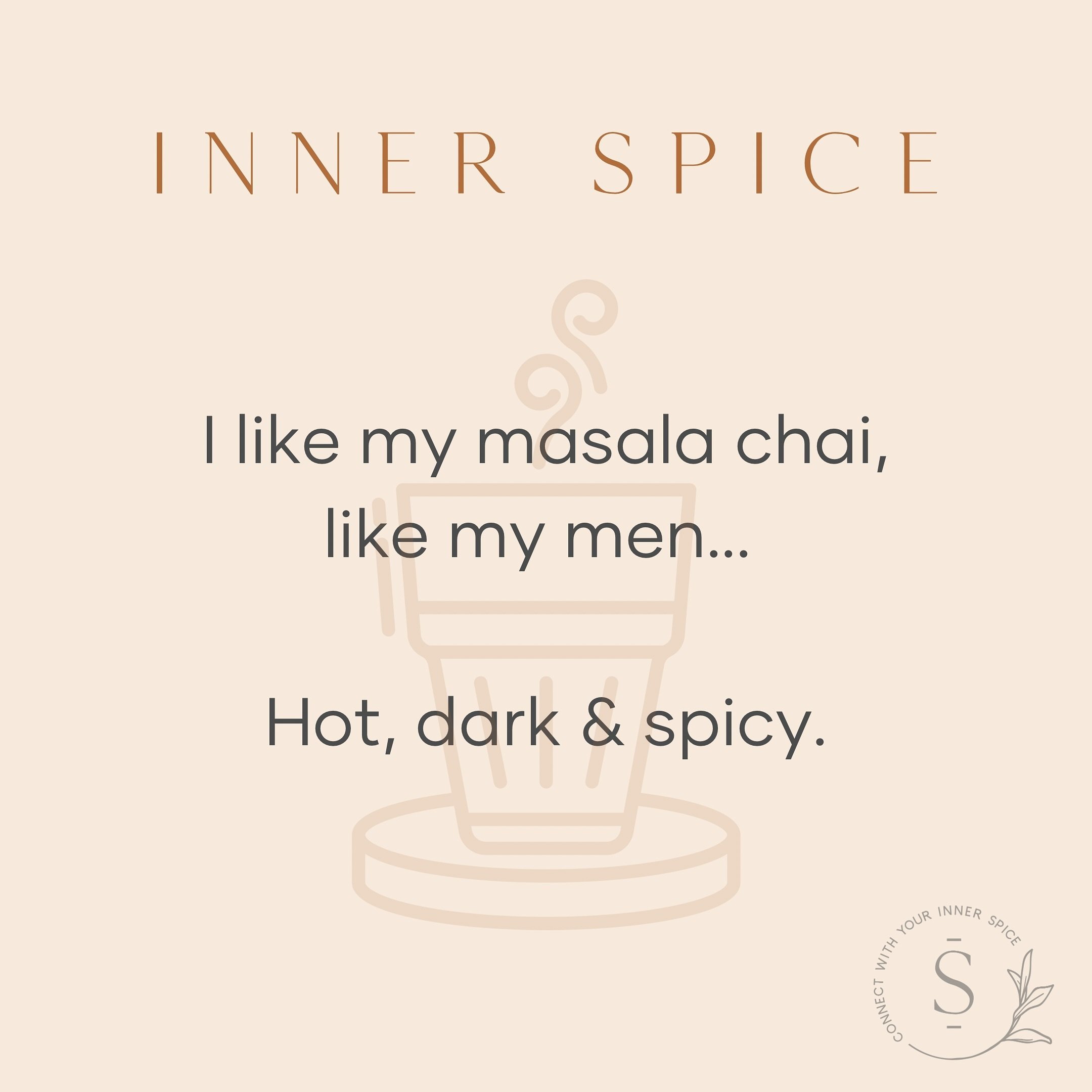 True or false?😜

How do you like your spiced tea? 🫚🫖

#innerspice #fridayfun #masalachai #chailover #spicy