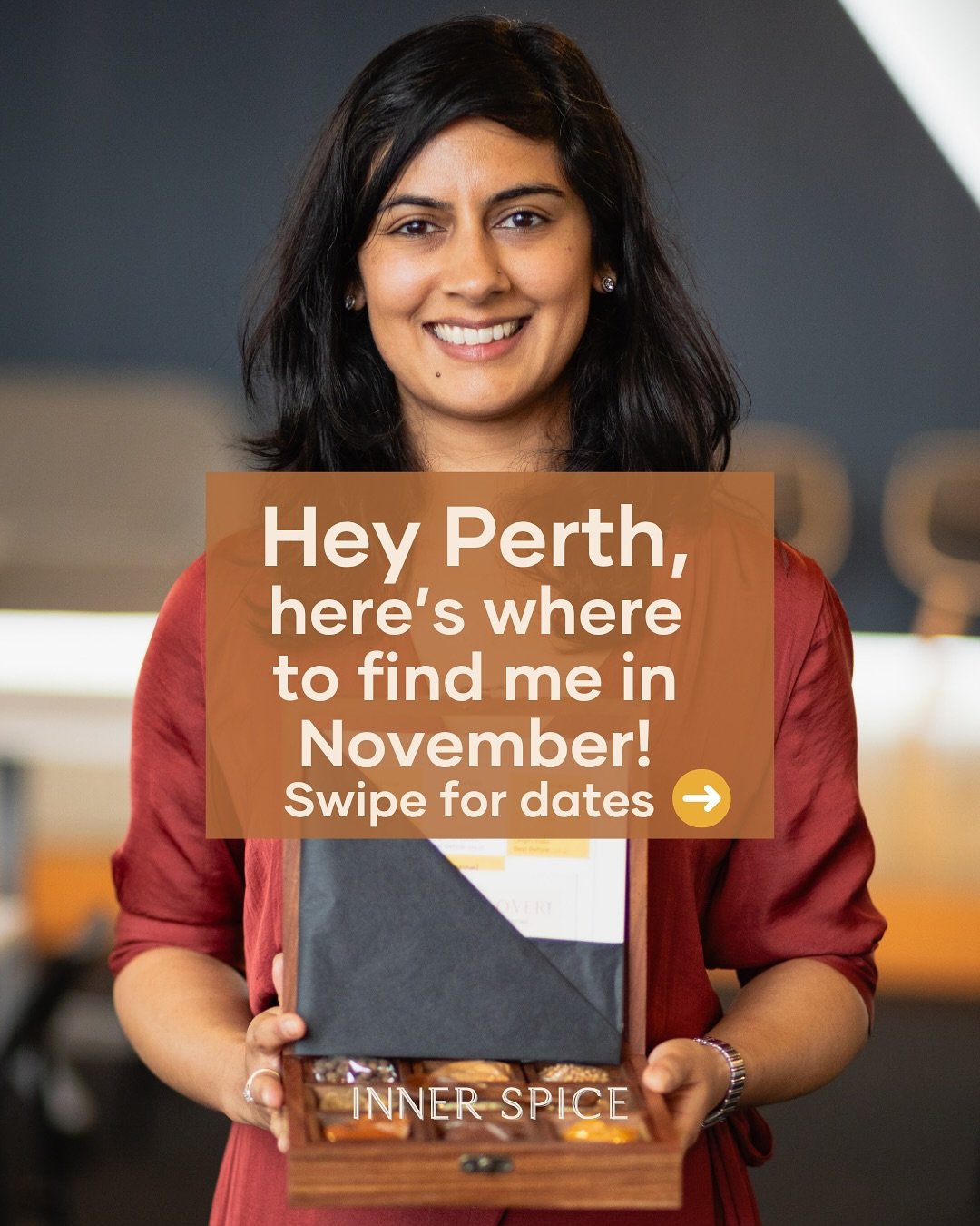 Perth! I&rsquo;m popping up all over the place this month - come find your perfect spice-filled Christmas gift!🎄

 🎁Market season is officially here, and I&rsquo;m so excited to bring Inner Spice to some of Perth&rsquo;s favourite Christmas markets