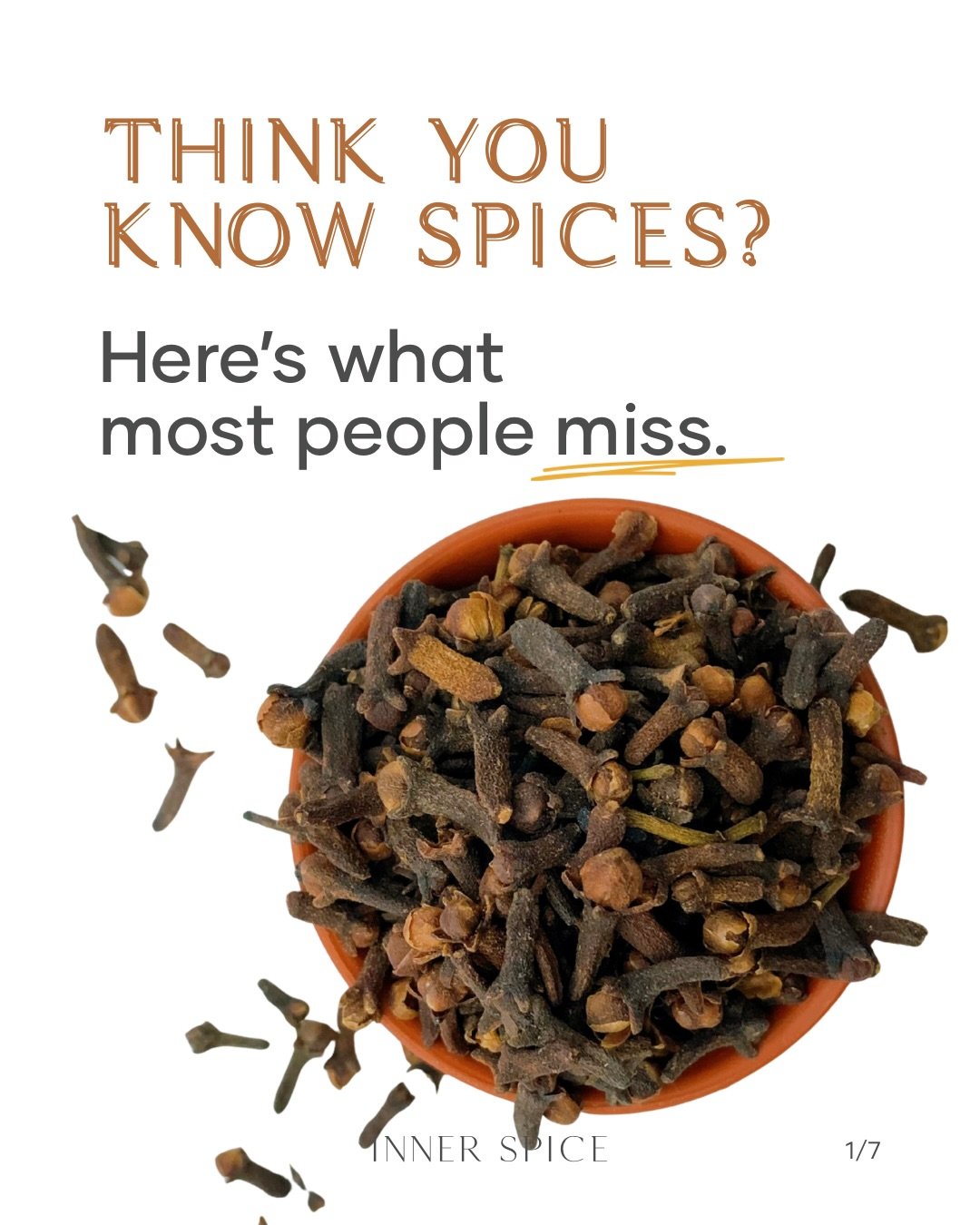 Think spices are just &lsquo;seasoning&rsquo;?

💫They&rsquo;re actually beautifully packaged pieces of culture.

If you&rsquo;re new here: 🙋🏽&zwj;♀️Hi, I&rsquo;m Rutchi, and I started Inner Spice because I believe food should connect us - to peopl