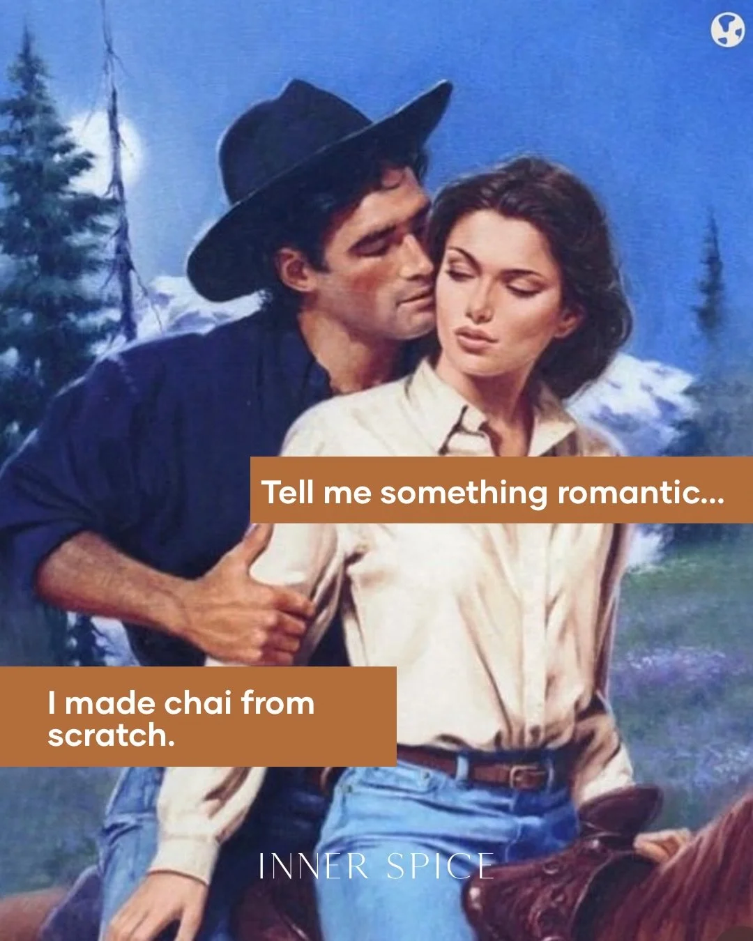 🧡Forget the flowers and candles. 

👉🏽Real romance is when someone cooks for you - and actually seasons the food properly💁🏽&zwj;♀️

🌱Toasting cumin seeds. 🌱Grinding spices fresh. 🌱Making chai from scratch.

💫Small details, big flavour.

👩🏽&