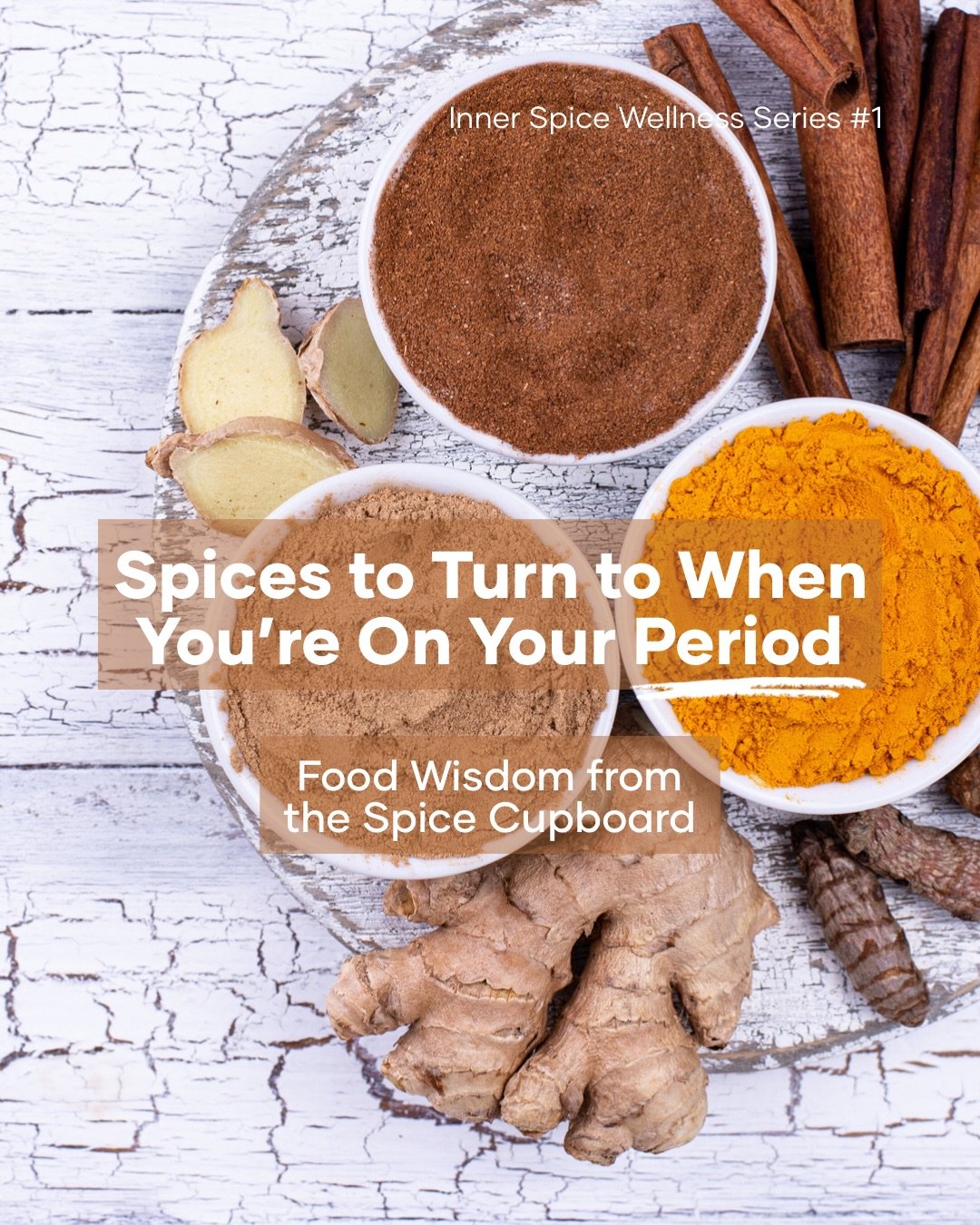 Your spice drawer might be more useful than your medicine cabinet this week🩸😉

👇🏽These 3️⃣ spices may help support comfort and circulation during your cycle: 

🤎Cinnamon: Stir into warm oats or tea tonight
🧡Ginger: Add to hot water with lemon, 