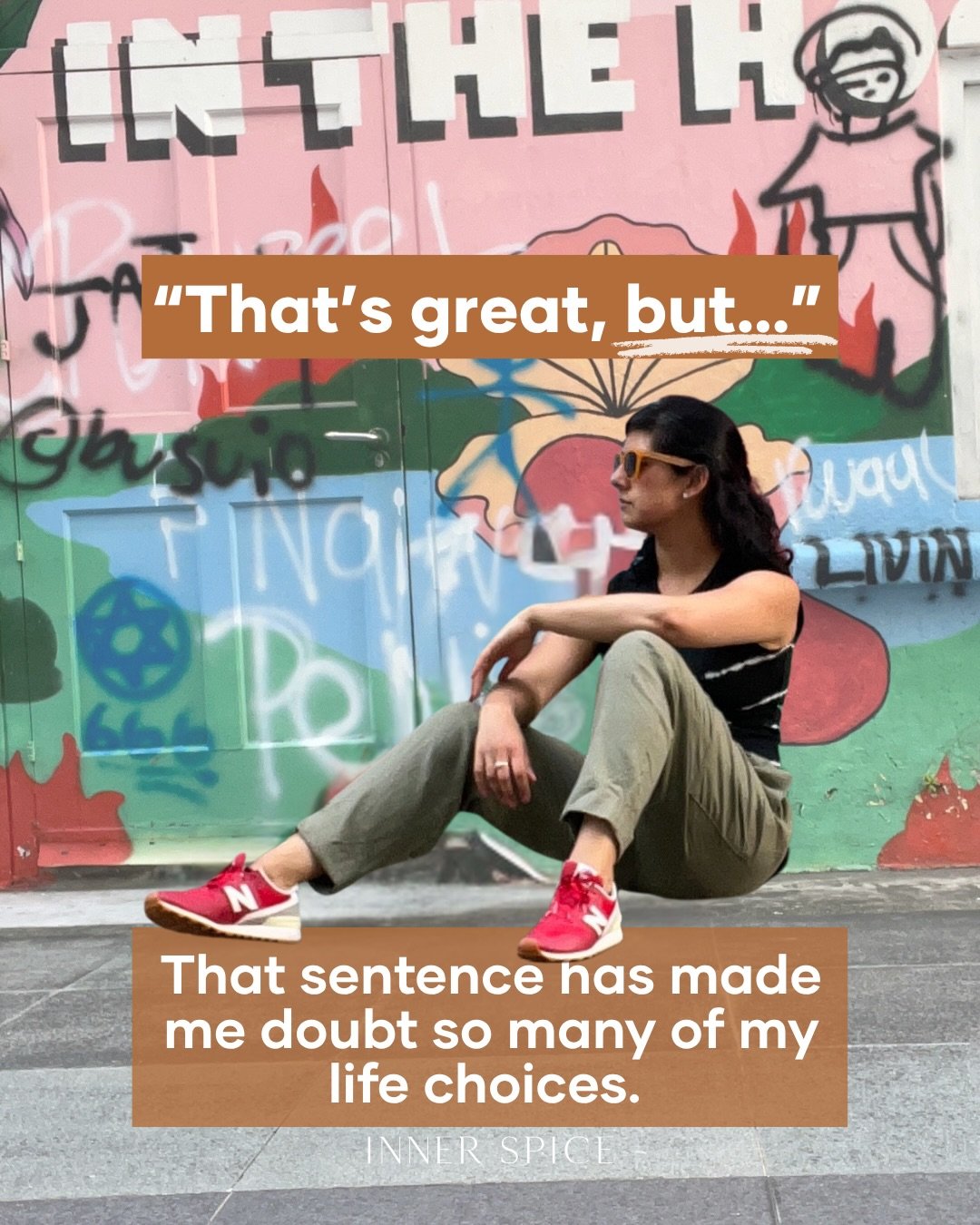 &ldquo;That&rsquo;s great, but&hellip;&rdquo;😒

Ever noticed how that sentence never actually feels great?

🧡Every major life decision I&rsquo;ve made - moving countries, leaving jobs, choosing not to have kids, starting a business - all came with 