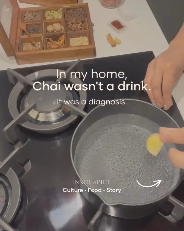 In my house, chai wasn&rsquo;t a drink. It was a diagnosis💫

Bad day? Chai☕️
Argument you couldn&rsquo;t resolve? Chai☕️
In need of a good chat? Still chai☕️

Without needing any explanation, my Mum would fill the pan, sprinkle in the spices, and br
