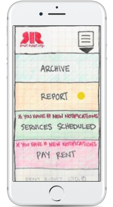 After adding some notes to my screens for later, and adding a screen or two for overall functionality, the clickable sketch prototype in the MarvelApp can be viewed and tested here.