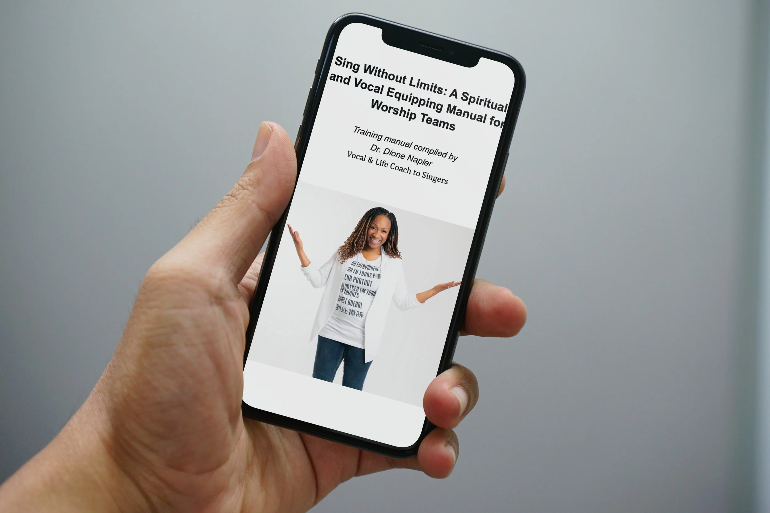 Sing Without Limits: A Spiritual and Vocal Equipping Workshop Manual (Fall '22)