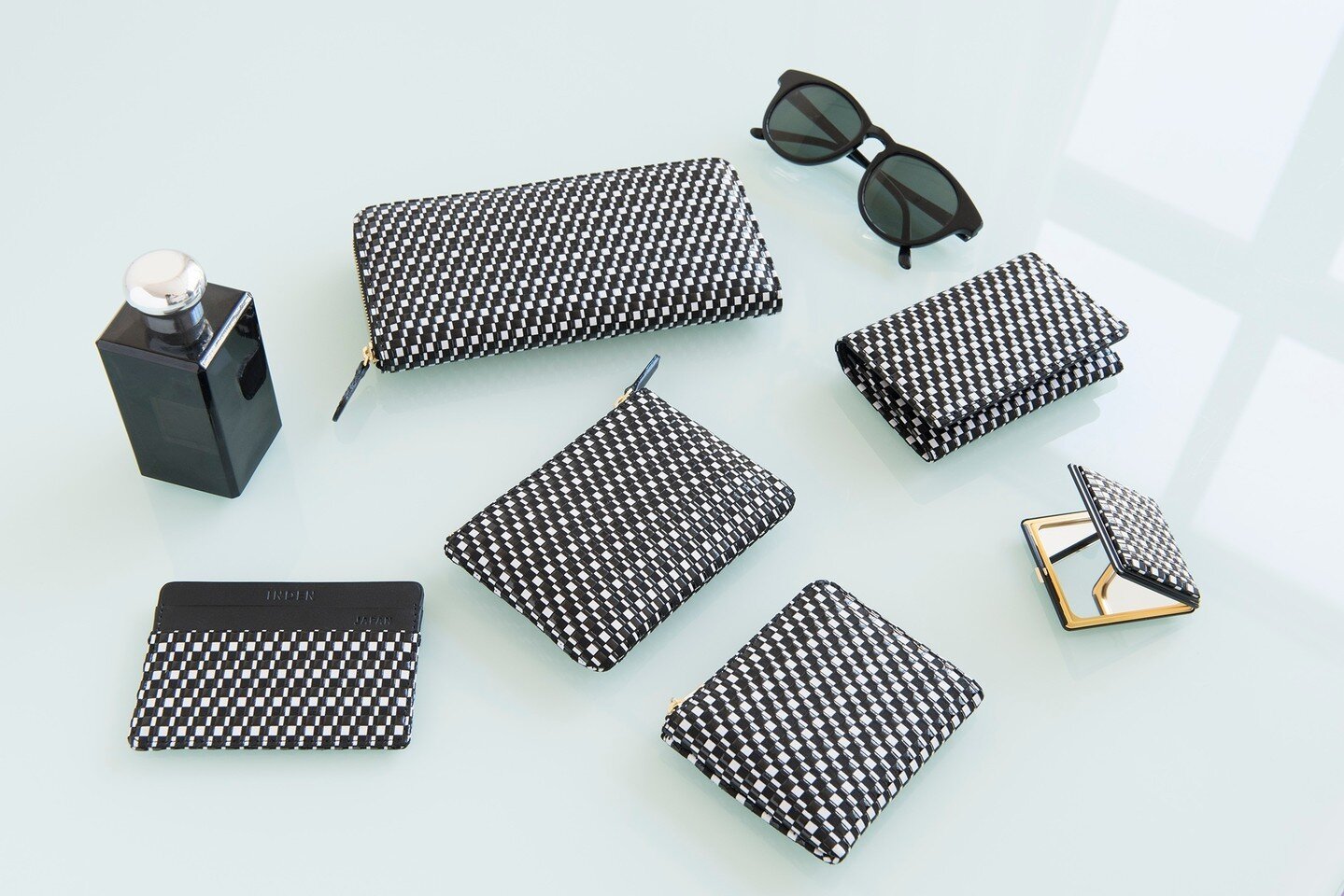 Inspired by the ripples of the ocean, our Rippleal pattern can bring a bit of summer to your wallet, mirror, coin case and more. ⁠
⁠
Tap the link in bio to see the collection.