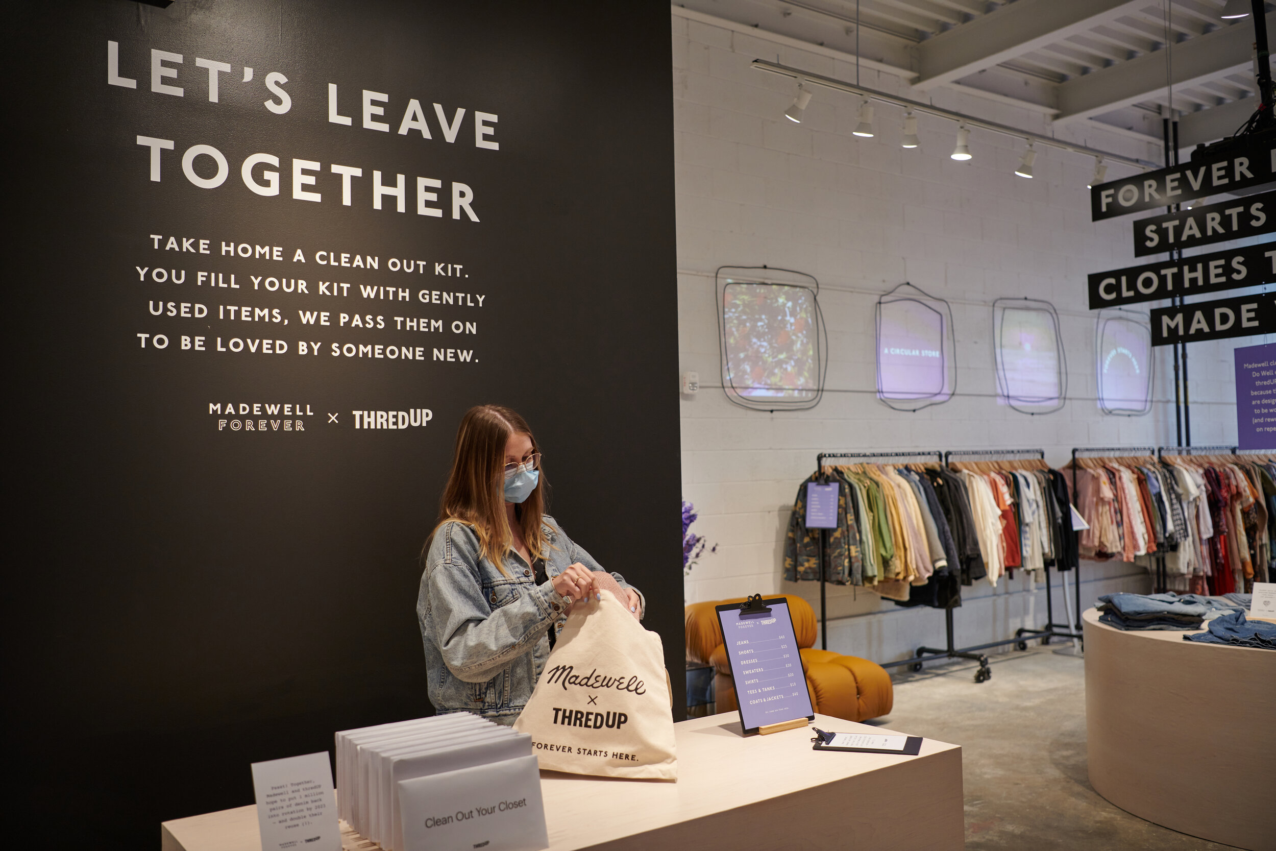 Madewell and ThredUP Spill the Jeans on New Partnership