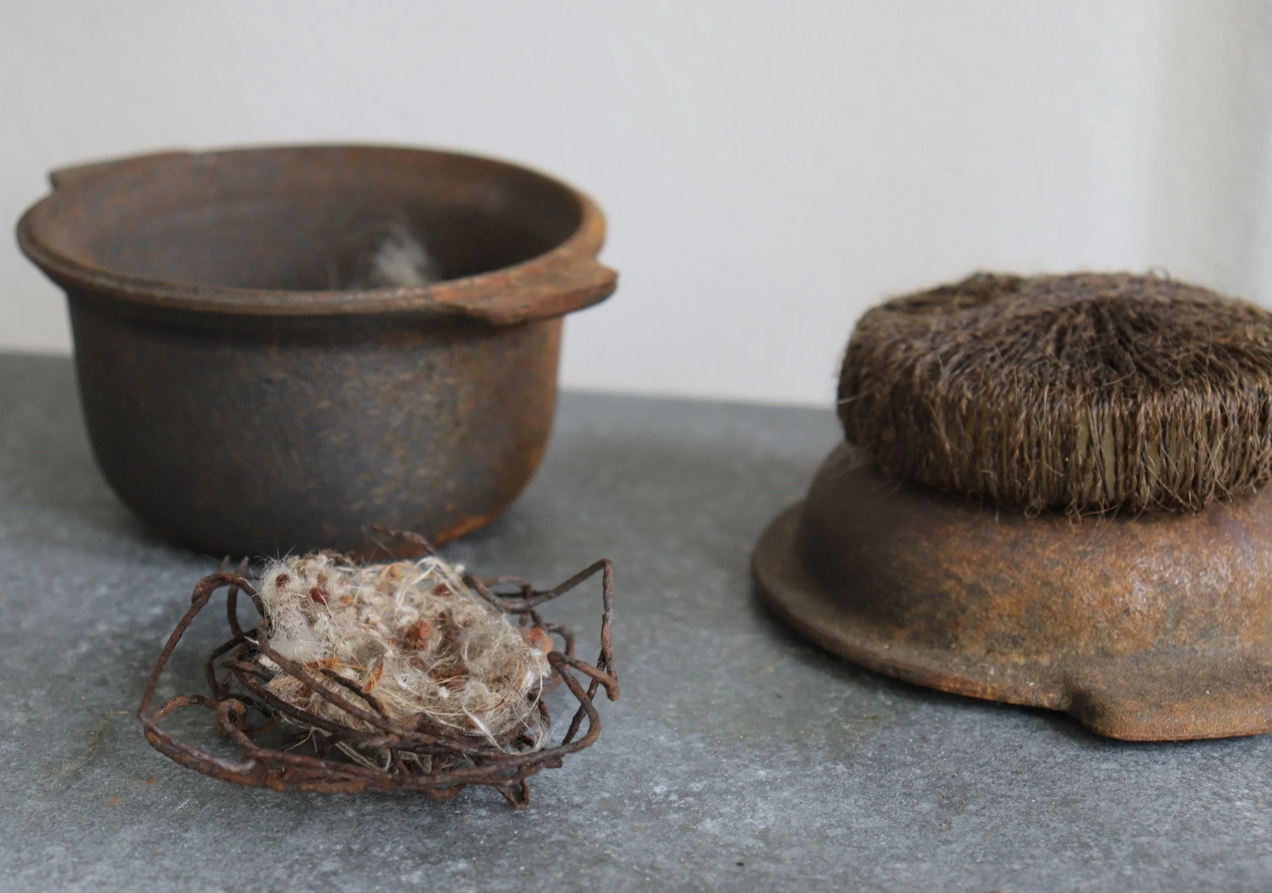 'Hatchling' and 'Knot' (installation view)