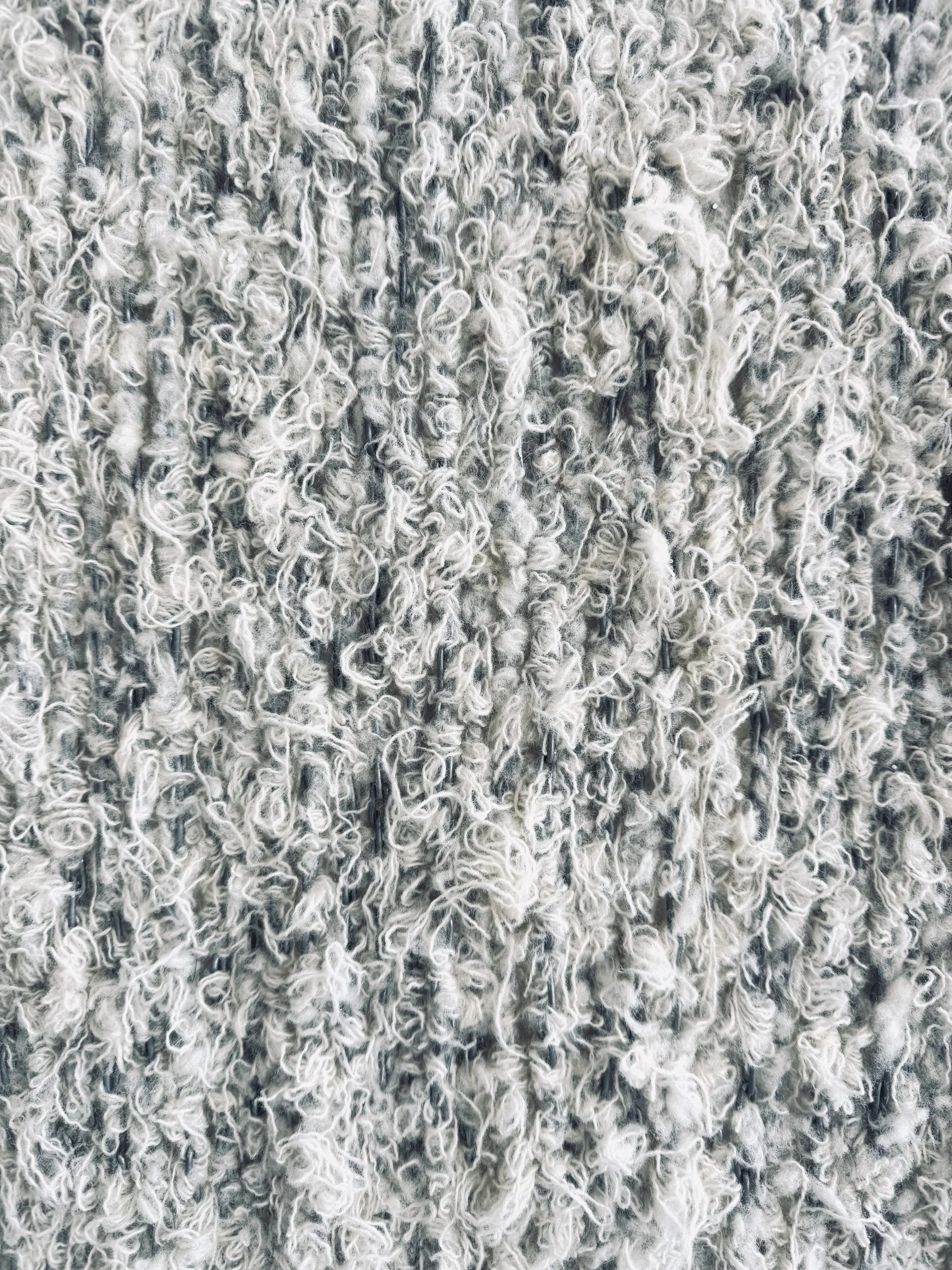 'wound, unwound', 2025-26
A woollen blanket unpicked with fencing staples.
Project ongoing. Current dimensions 60 x 60cm.