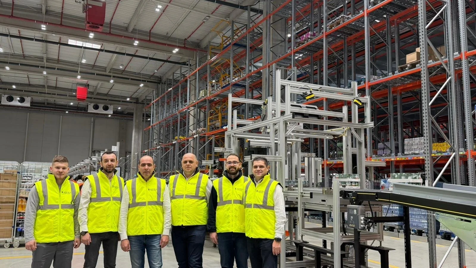 AQUILA a investit peste 5 milioane de euro într-o soluție de automatizare bazată pe Inteligență Artificială la depozitul din Dragomirești, Ilfov