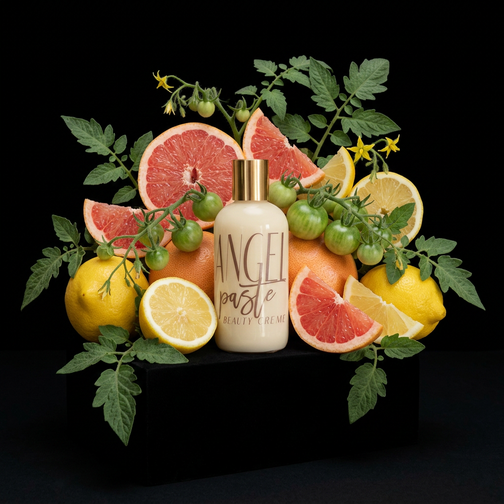 Firefly_Gemini Flash_can you make this with the grapefruit, lemons, tomato vine and leaves and green tomat 687733 (1).png