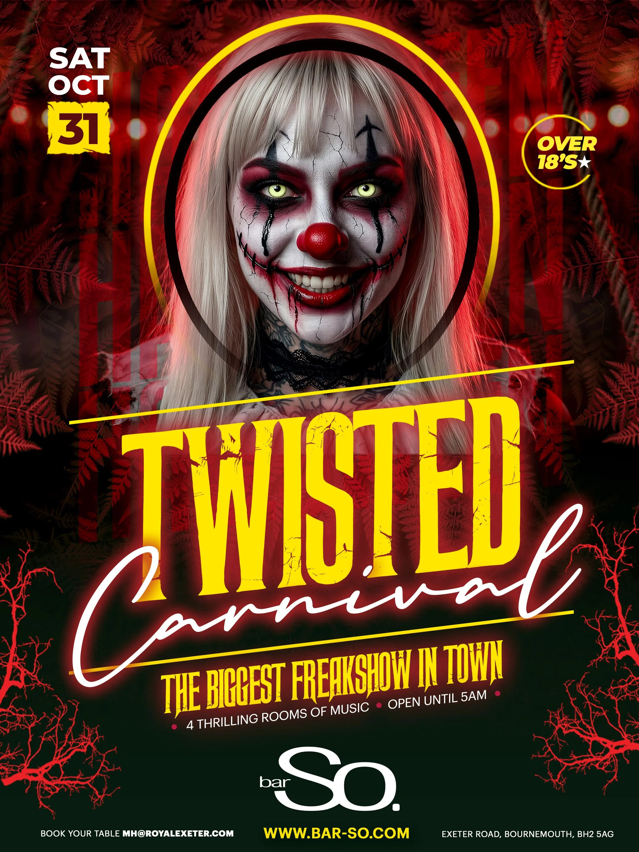 BAR SO HALLOWEEN - TWISTED CARNIVAL
