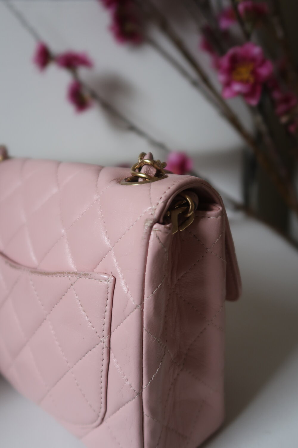 pink mini flap chanel bag