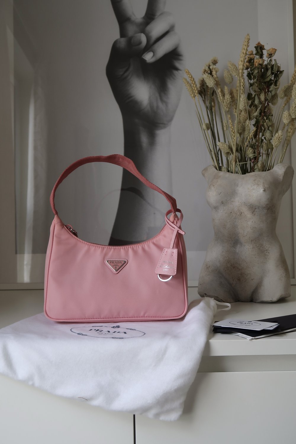 Pink Prada Re-Edition 2000 Nylon Shoulder Bag — Blaise Ruby Loves