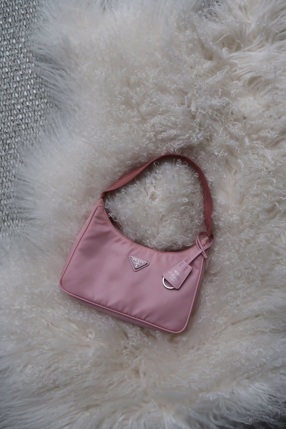 Re-edition 2000 handbag Prada Pink in Synthetic - 35304065
