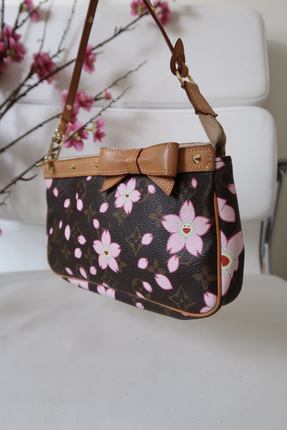 Louis Vuitton Monogram Cherry Blossom Shoulder Bag — Blaise Ruby Loves