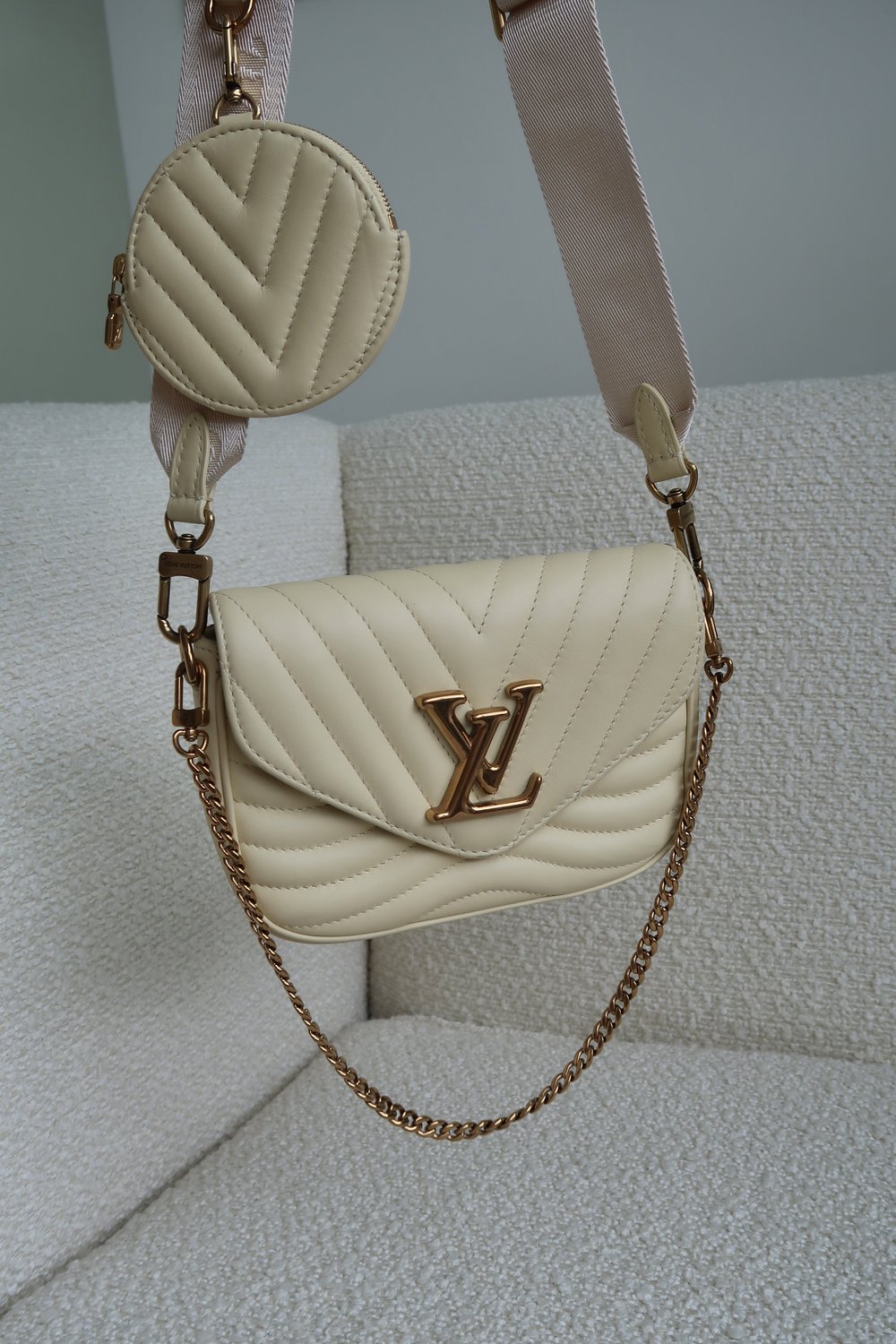 M56466 Louis Vuitton New Wave Multi-Pochette Crossbody Handbag