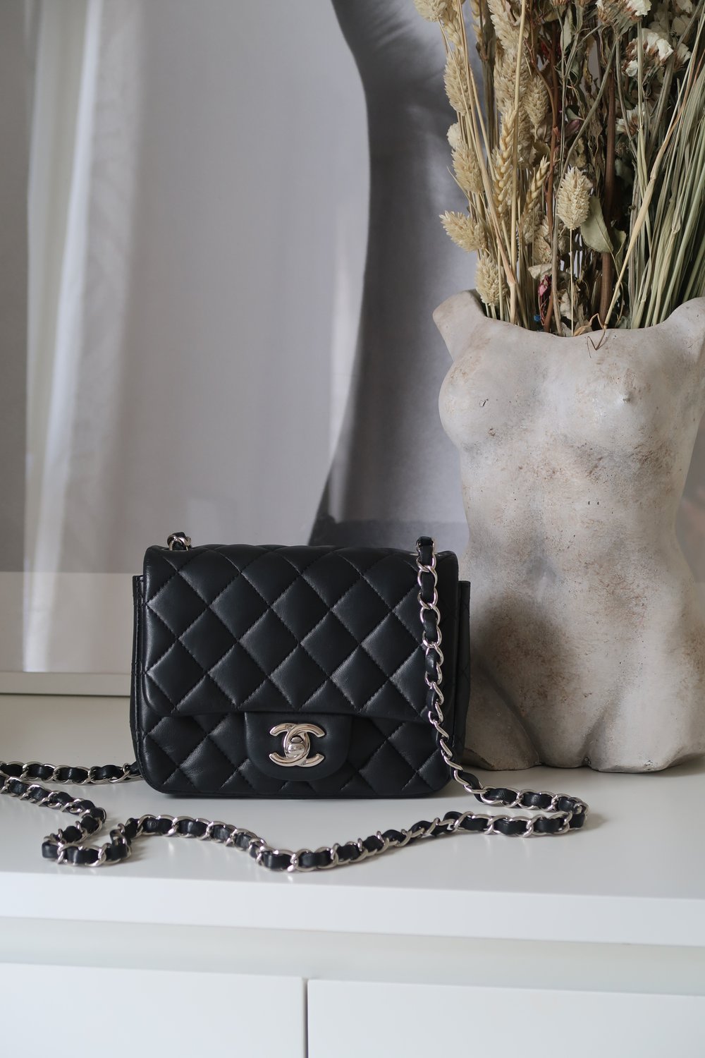 Chanel Black Mini Flap Bag 22 series (2016) — Blaise Ruby Loves