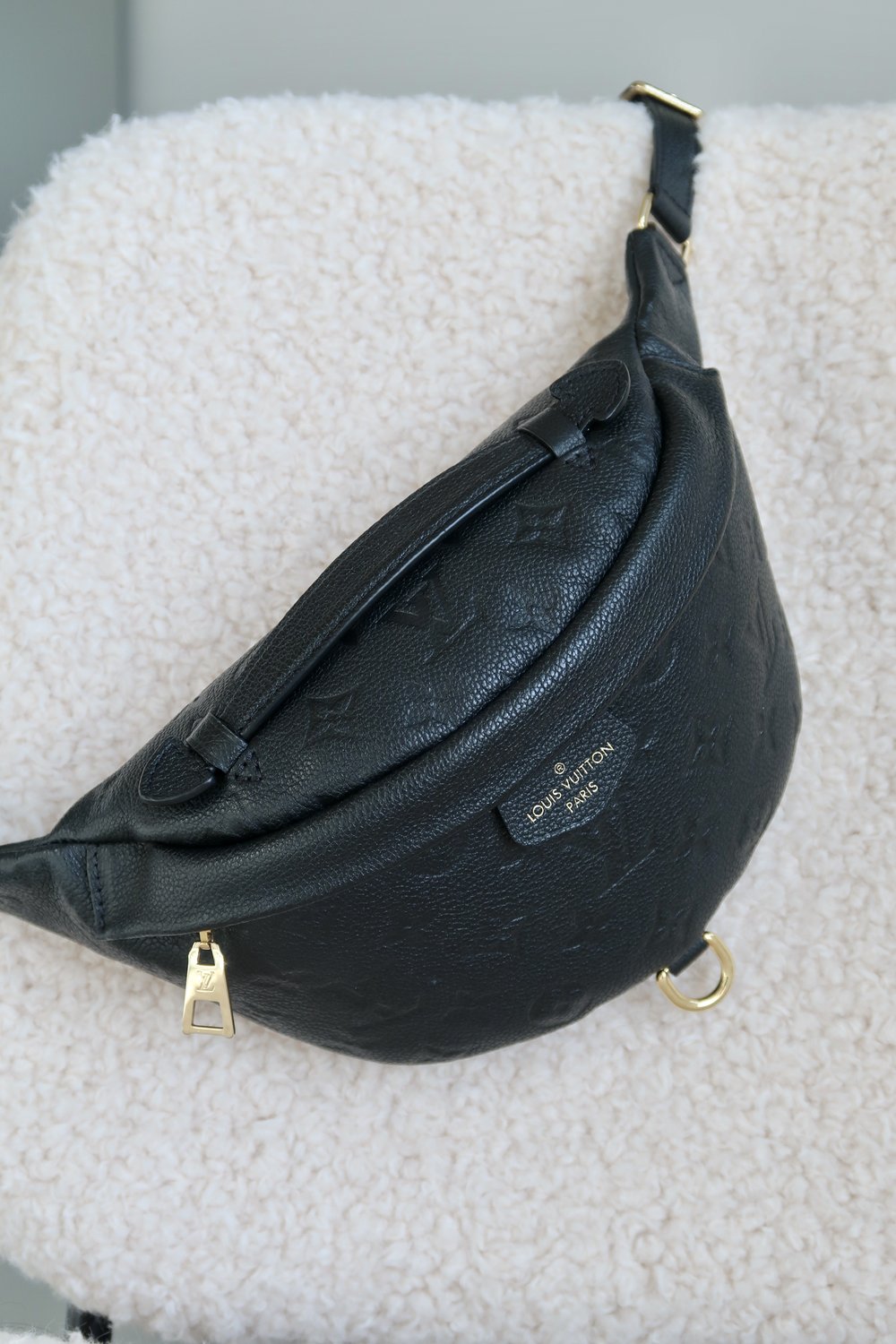 Louis Vuitton Monogram Empreinte Bum Bag Black Noir Leather – THE-ECHELON