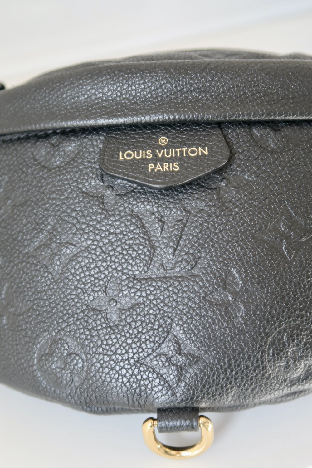 Louis Vuitton Black Bumbag Monogram Empreinte Leather Black M44812 Men  Authentic