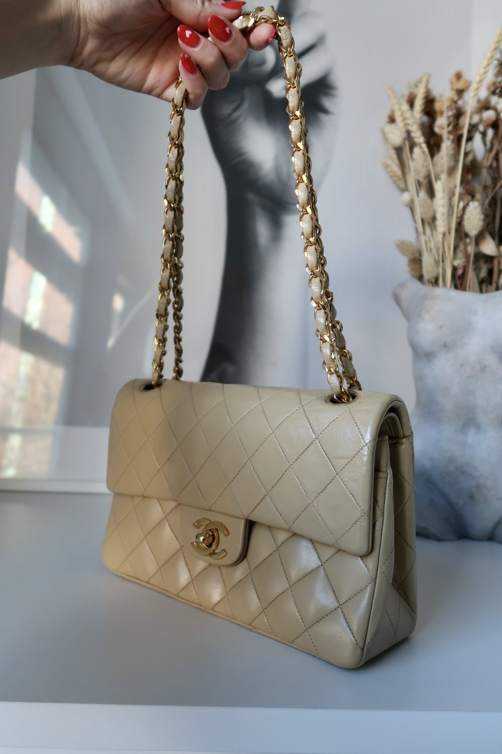 vintage chanel small classic flap