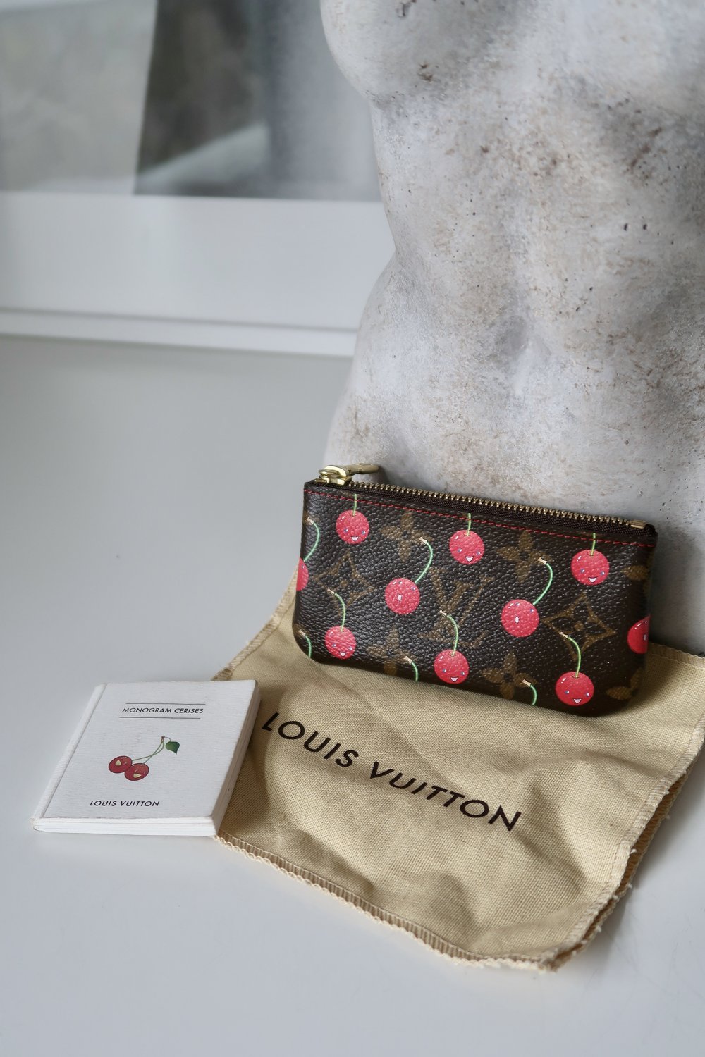 Louis Vuitton Key Coin Pouch Cerises Cherry Monogram
