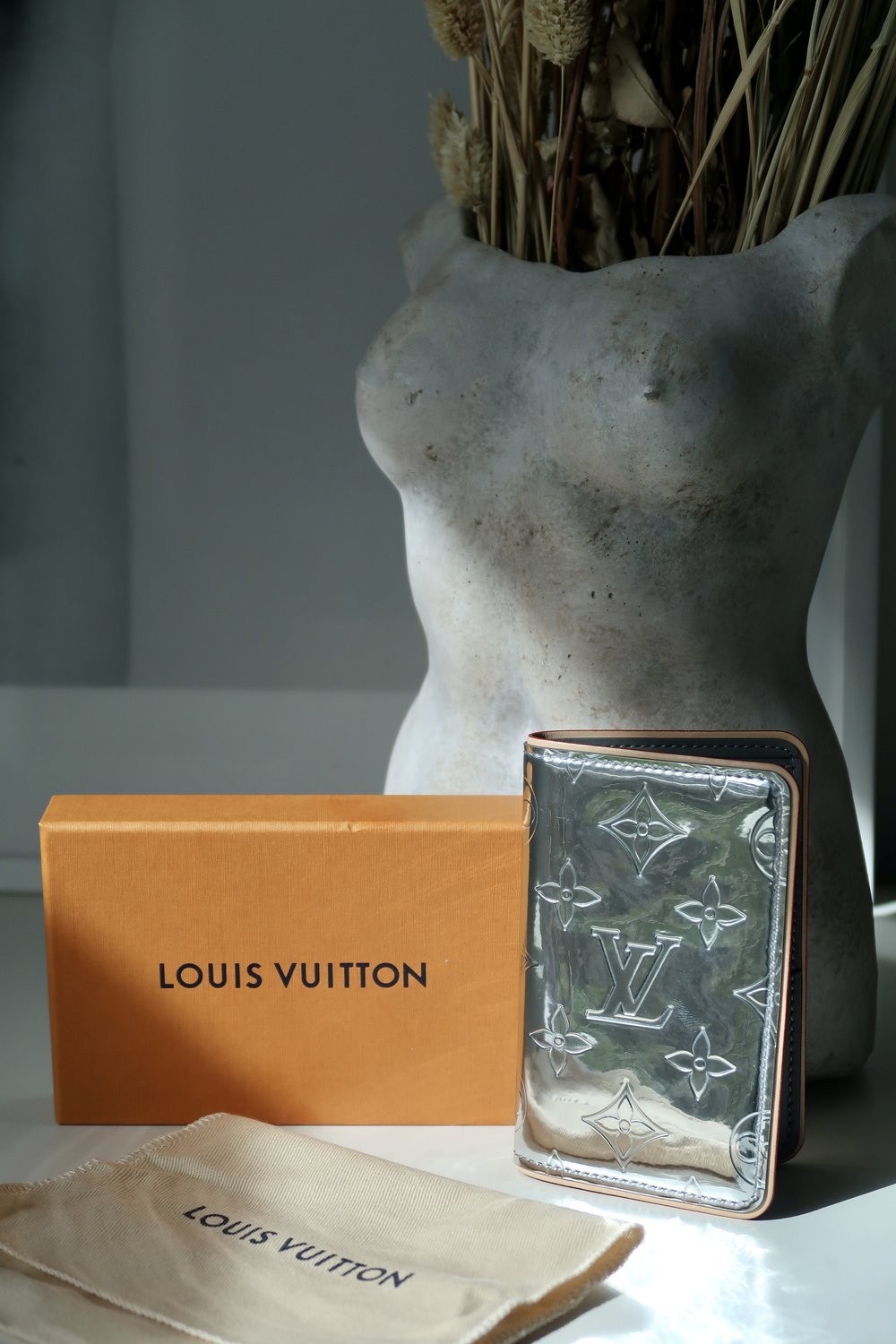 Louis Vuitton Pocket Card Holder Rare Mirror Monogram — Blaise