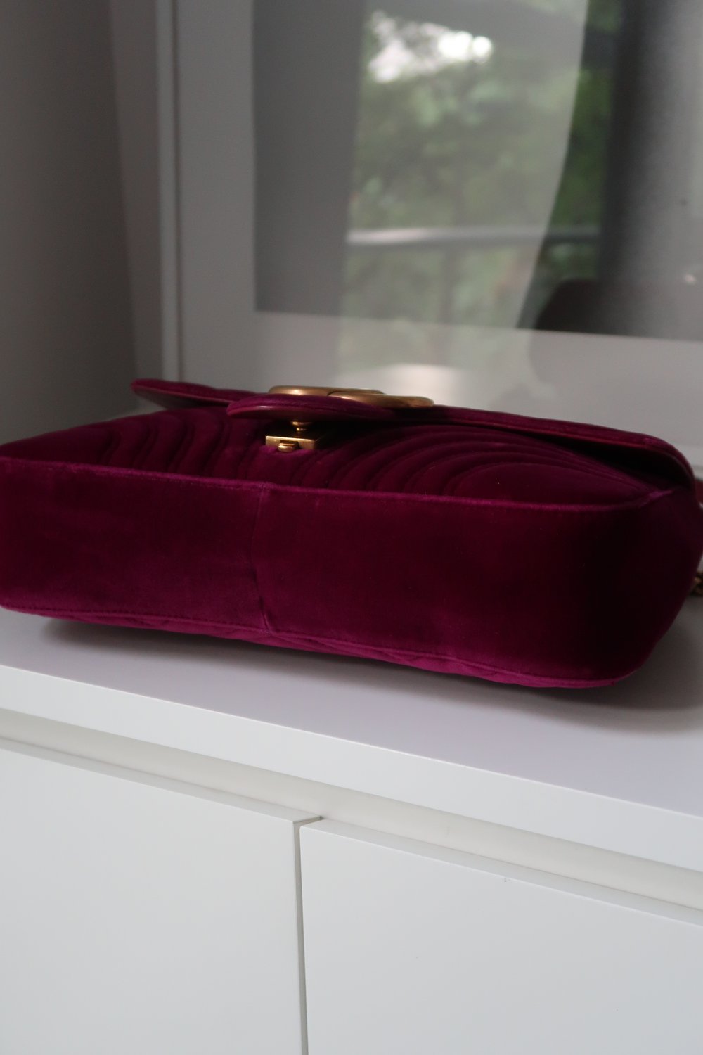 Gucci Marmont Purple Velvet ref.159155 - Joli Closet