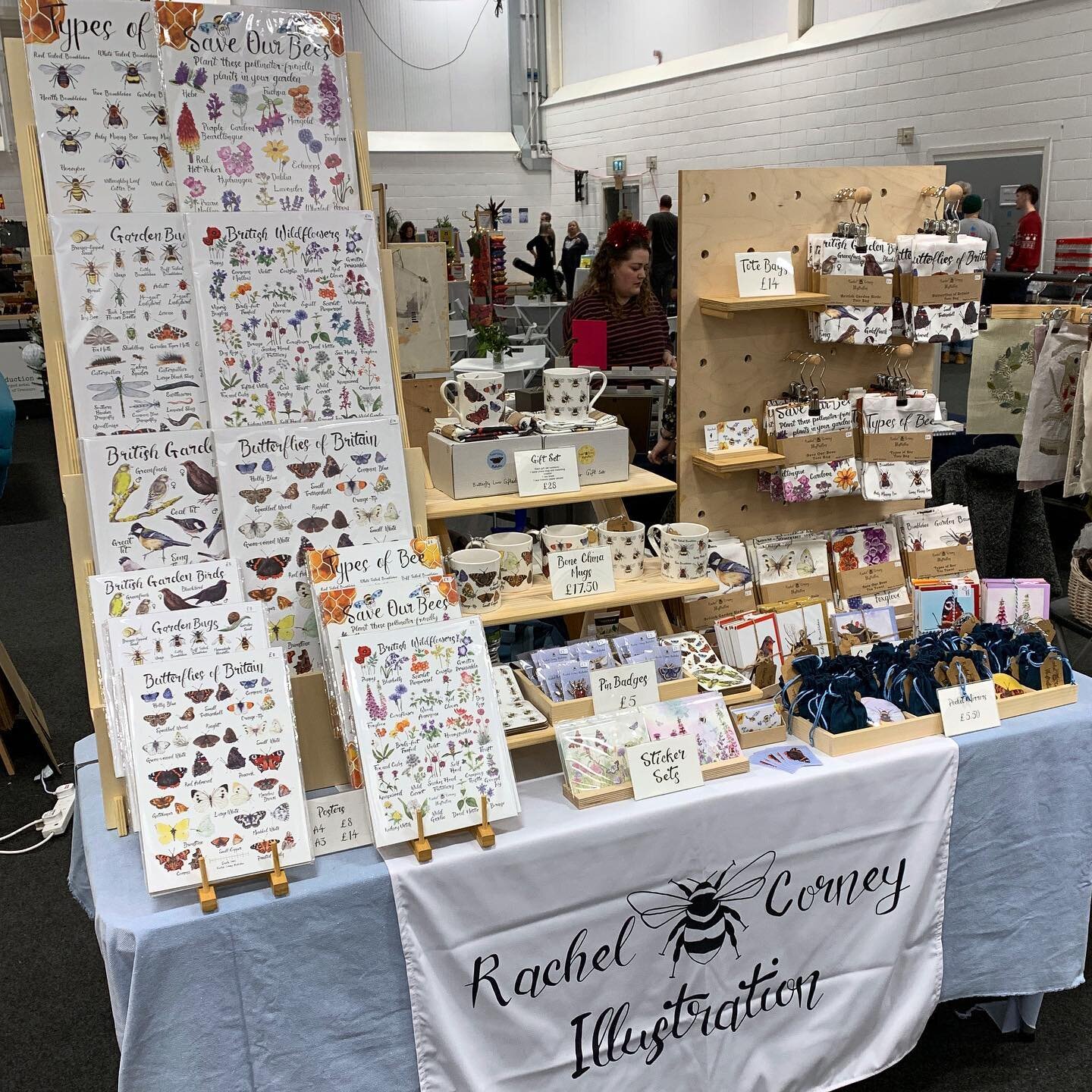 Wow, what a weekend! This was the calm before the storm! Once things were up and running I completely forgot to take photos, but at least I got this one of my stall for @makerscornwall Christmas Fair. 

What a great and incredibly busy weekend. Thank