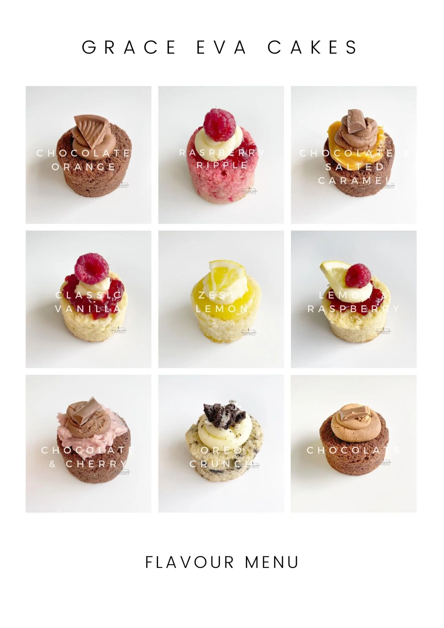 FAQ's & Prices Celebration — GRACE EVA CAKES