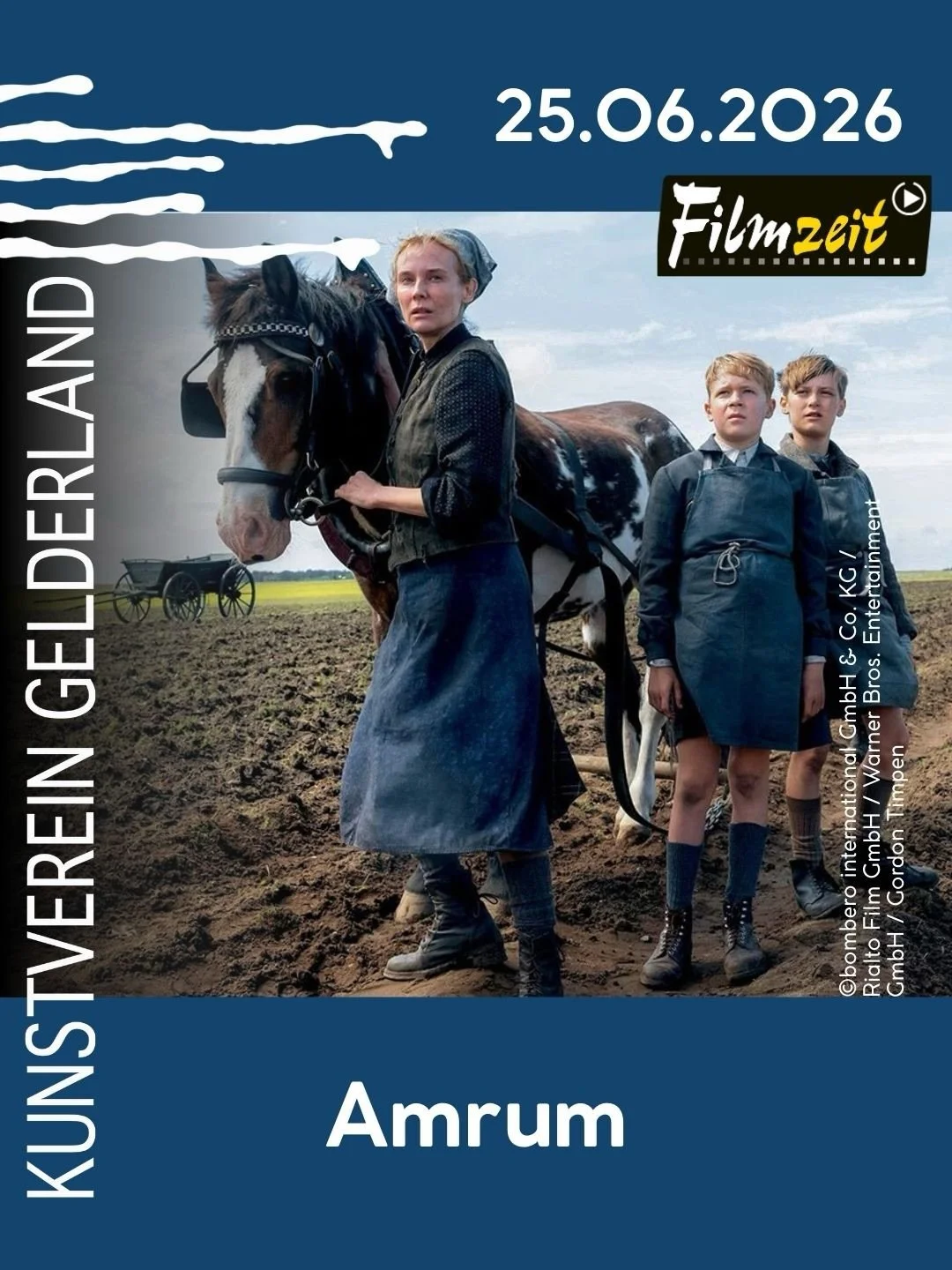 Amrum
Deutschland 2025 

Eine Heldenreise im Schatten des Nationalsozialismus

mit Jasper Billerbeck,&nbsp;Laura Tonke,&nbsp;Diane Kruger u.a.

Fr&uuml;hjahr 1945, Nannings Eltern, aus tiefster &Uuml;berzeugung regimetreu, ausgebombt aus Hamburg, hat