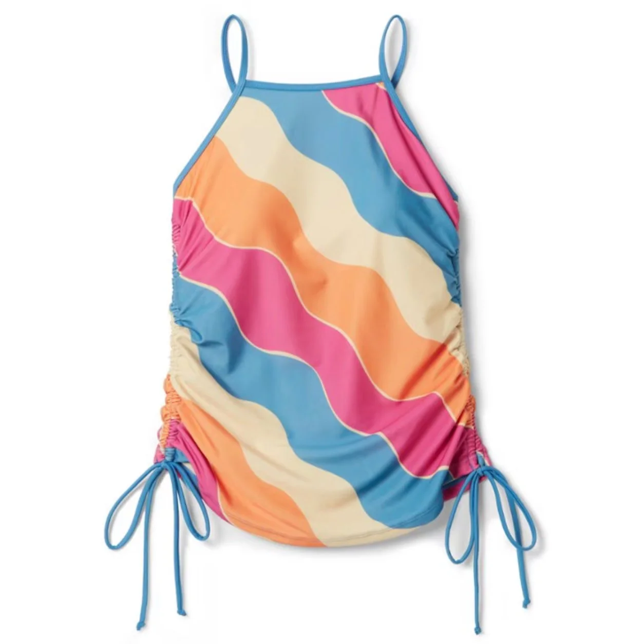 Drawstring Tankini Top