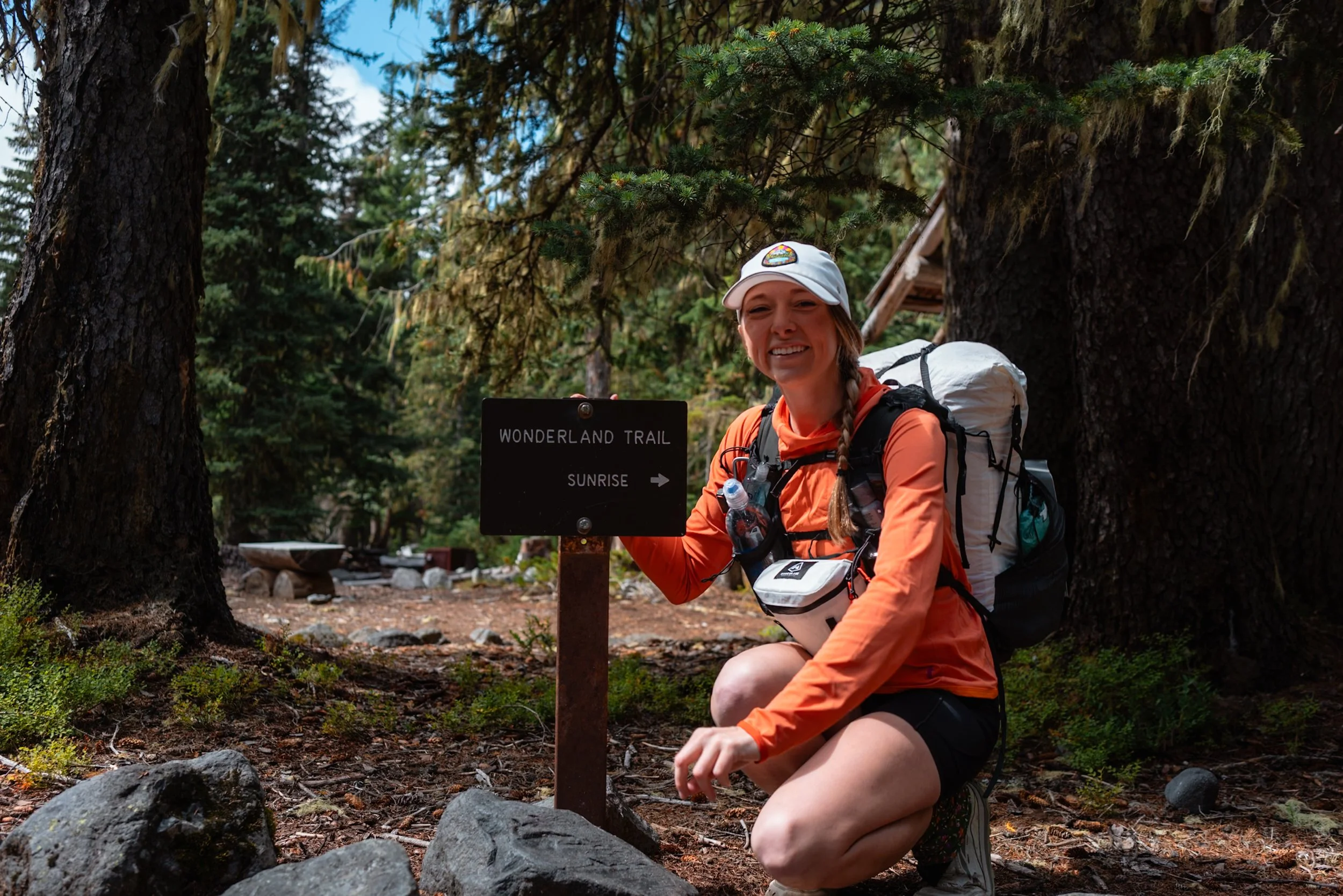 Starting the Wonderland Trail at the White River Trailhead