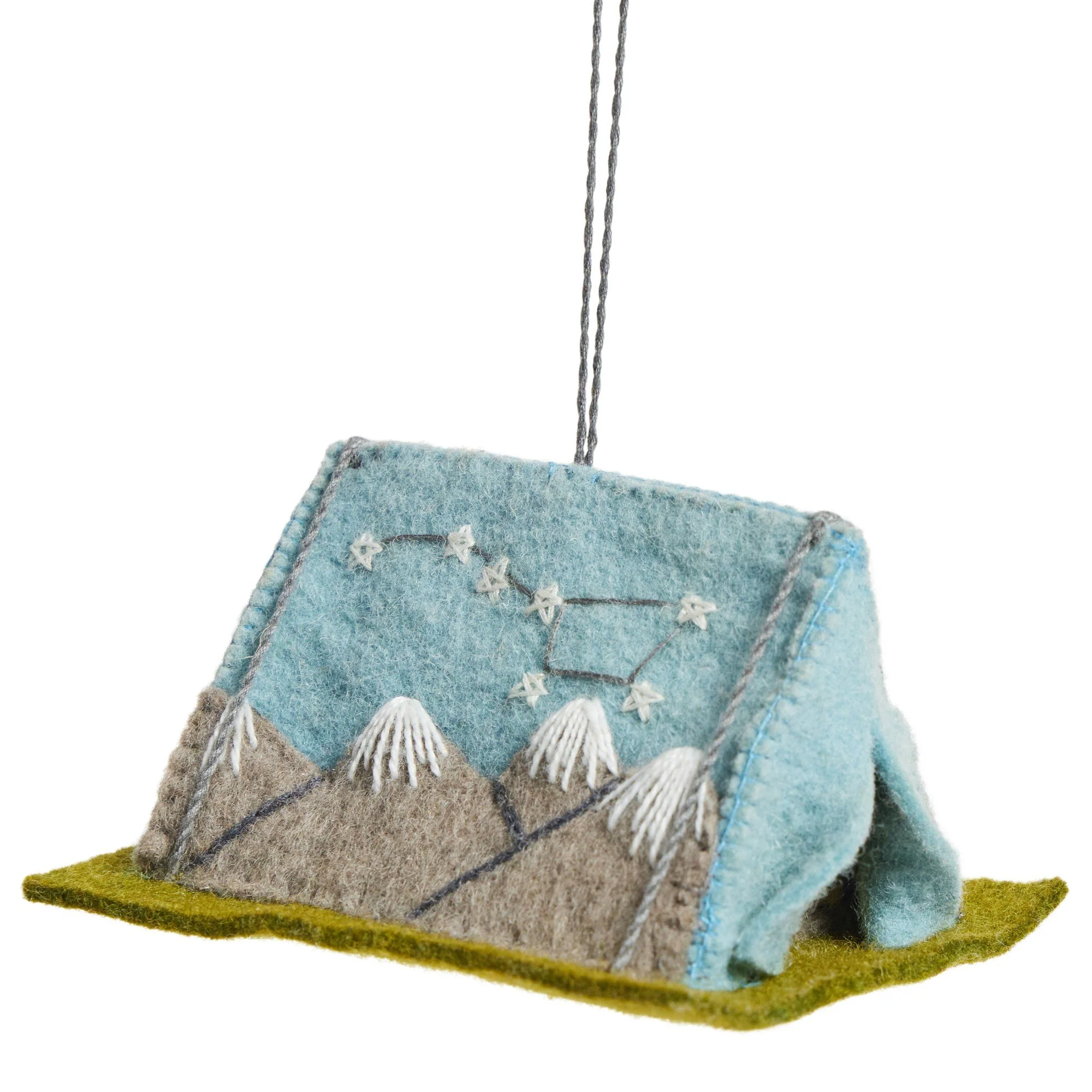 Outdoorsy Stocking Stuffers Ornaments - Camping Tent