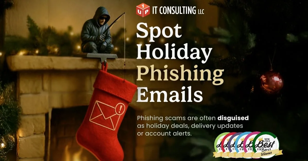 Phishing scams are often disguised as holiday deals, delivery updates or account alerts.

Did you know that phishing scams spike during the holidays?
Here&rsquo;s how you can keep your inbox safe:
✅ Be suspicious of urgent &ldquo;account alerts&rdquo