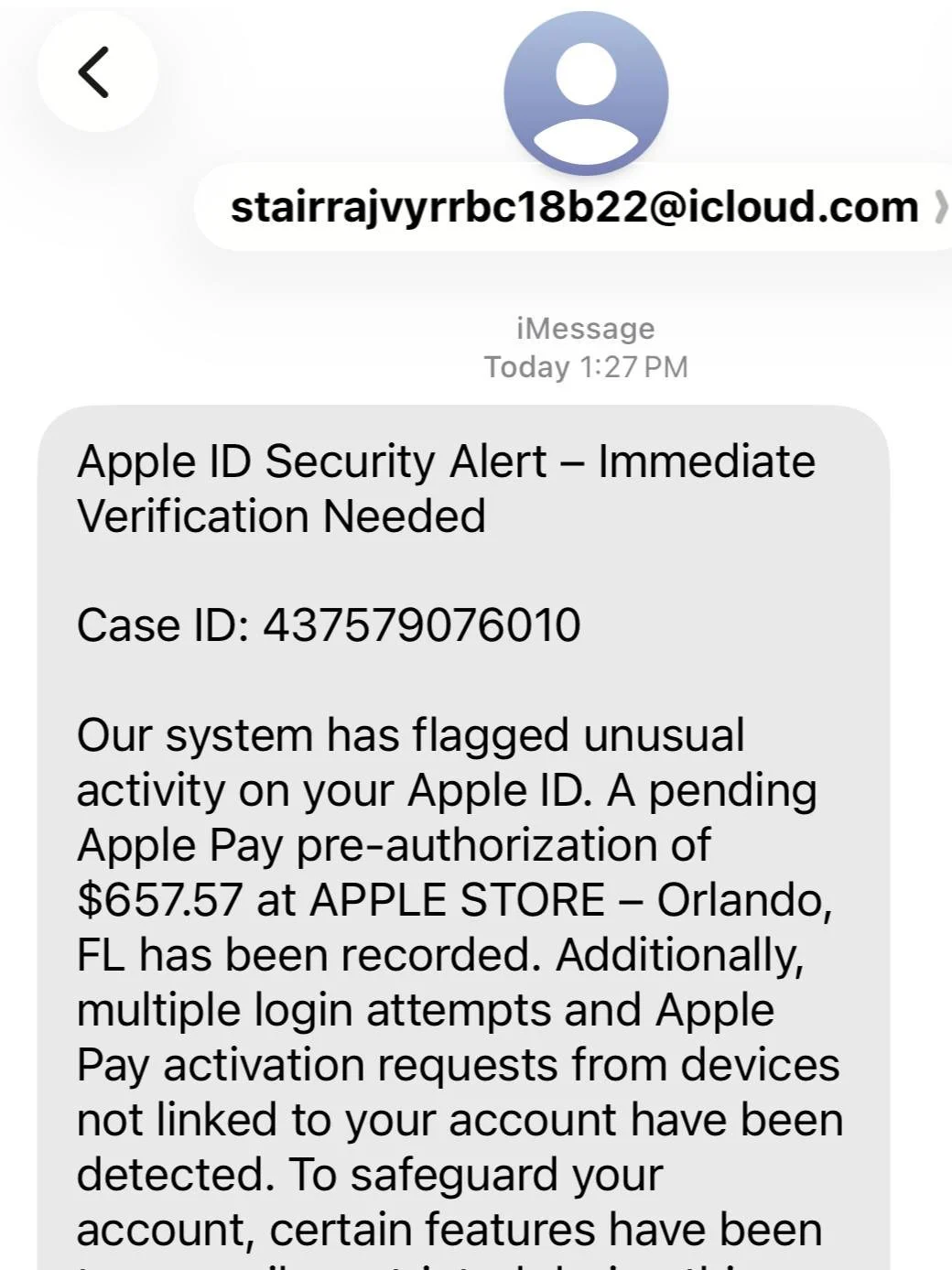 Stop! Don&rsquo;t click suspicious links or respond to texts claiming urgent verification. Scammers use fake urgency to steal your info. Always verify directly with the official source. Stay alert, stay secure.

This is a real text we received trying