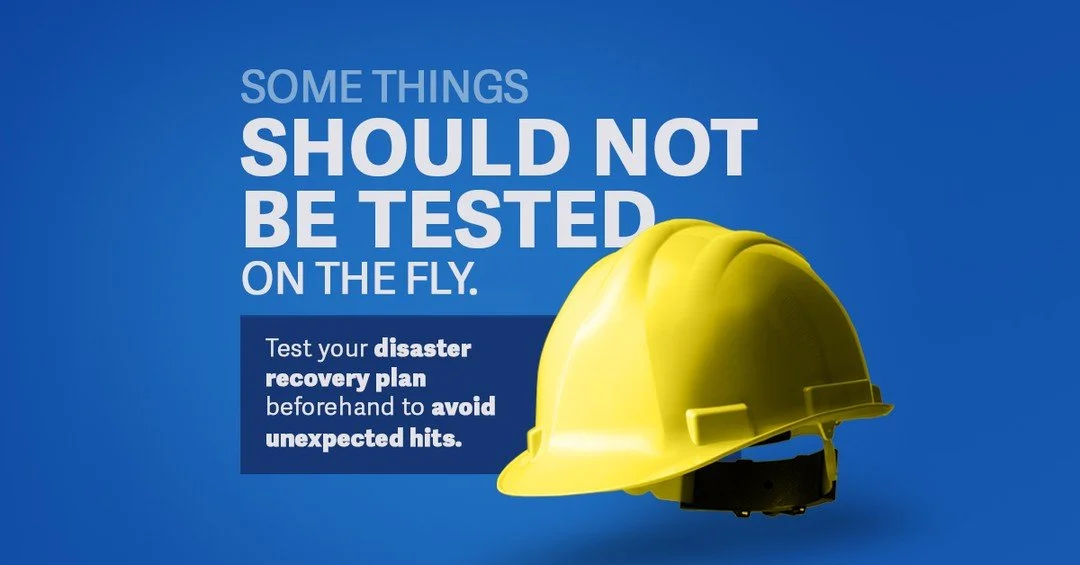 An untested disaster recovery plan (DRP) is like a faulty helmet&mdash;it won&rsquo;t protect you when you need it most.

A solid plan that has been thoroughly tested ensures your business stays protected and operational.

Reach out for a completely 