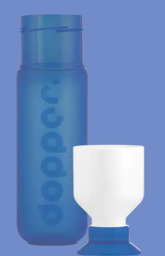 Gourde 450ml, dopper, boire, eau, sport, bleue, soif, aventure.png