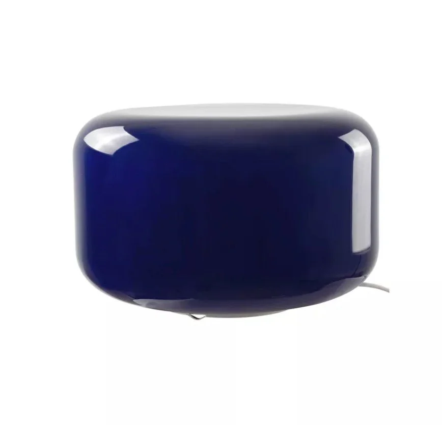 lampe à poser, livo, c creation, bleu, verre.jpg